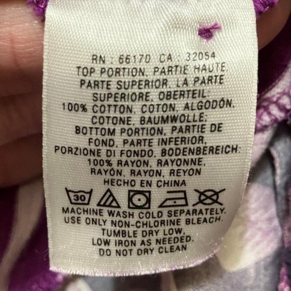 Anthropologie Postmark Fairley Purple Striped/Bird Pattern High Low Top Size XS - Picture 8 of 9